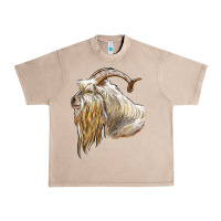French Oak kiko goat face Urban Heavy Tee - LillyAllenDesigns