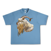Pebble Blue kiko goat face Urban Heavy Tee - LillyAllenDesigns