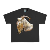 Pigment Black kiko goat face Urban Heavy Tee - LillyAllenDesigns