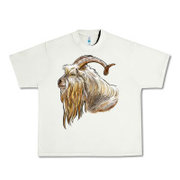 Pistachio kiko goat face Urban Heavy Tee - LillyAllenDesigns