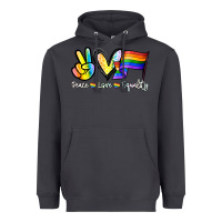 Smoke Peace love equality Heavyweight Hoodie - NancyCooperArtShop