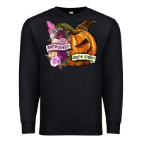 Black Sorta sweet sorta spooky Premium Sweatshirt - NancyCooperArtShop