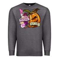 Charcoal Heather Sorta sweet sorta spooky Premium Sweatshirt - NancyCooperArtShop