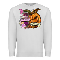 Dove Grey Sorta sweet sorta spooky Premium Sweatshirt - NancyCooperArtShop