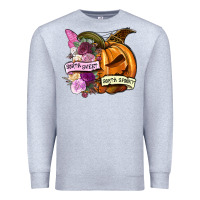 Heather Grey Sorta sweet sorta spooky Premium Sweatshirt - NancyCooperArtShop
