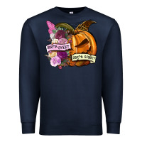 Navy Sorta sweet sorta spooky Premium Sweatshirt - NancyCooperArtShop