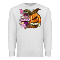 Oatmeal Heather Sorta sweet sorta spooky Premium Sweatshirt - NancyCooperArtShop