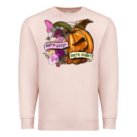Pale Pink Sorta sweet sorta spooky Premium Sweatshirt - NancyCooperArtShop