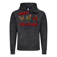 Vintage Black Merry Cluckin' Christmas Vintage Hoodie - RanaPortraitStore