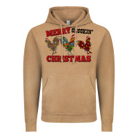 Merry Cluckin' Christmas Vintage Hoodie | Teevron
