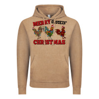 Vintage Coffee Merry Cluckin' Christmas Vintage Hoodie - RanaPortraitStore