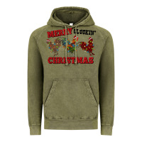 Vintage Olive Merry Cluckin' Christmas Vintage Hoodie - RanaPortraitStore