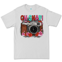 Dove Grey oh snap rose grey leopard vintage camera Premium Tee - FaDigitalArtStudio