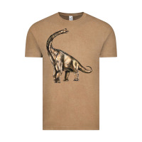 Vintage Coffee Brachiosaurus Vintage Tee - LillyAllenDesigns