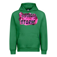Emerald Stronger than the storm Urban Hoodie - FaDigitalArtStudio