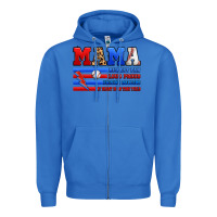 True Royal baseball mama Zipper Hoodie - Artiststas