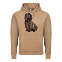 Vintage Coffee Boykin Spaniel Dog Vintage Hoodie - LillyAllenDesigns