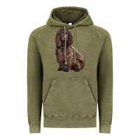 Vintage Olive Boykin Spaniel Dog Vintage Hoodie - LillyAllenDesigns