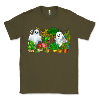 Army Green Spooky Plants Classic Tee - CowhideDigitalArt