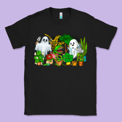 Spooky Plants Classic Tee Designed By Cowhidedigitalart