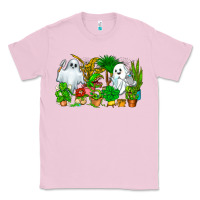 Bubblegum Pink Spooky Plants Classic Tee - CowhideDigitalArt