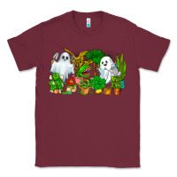 Burgundy Spooky Plants Classic Tee - CowhideDigitalArt