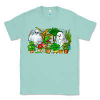 Seafoam Spooky Plants Classic Tee - CowhideDigitalArt