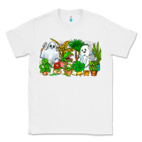 White Spooky Plants Classic Tee - CowhideDigitalArt
