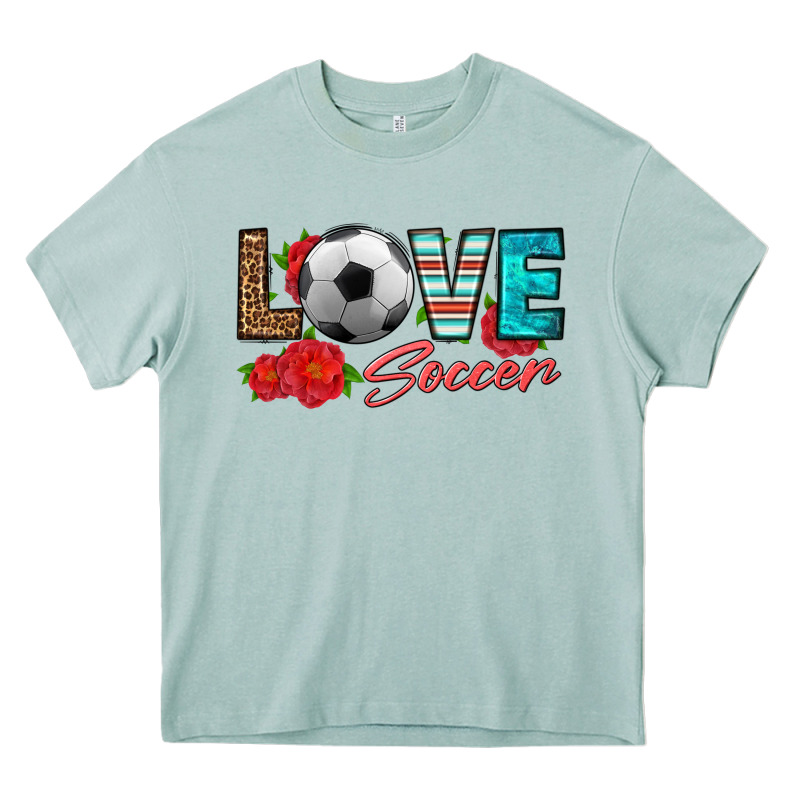 Love Soccer Heavy Core Tee by HRA Design Shop | Teevron
