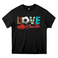Black love soccer Heavy Core Tee - HRA Design Shop
