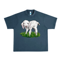 Midnight Navy Baby Angora Goat Urban Heavy Tee - LillyAllenDesigns