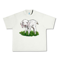 Pistachio Baby Angora Goat Urban Heavy Tee - LillyAllenDesigns