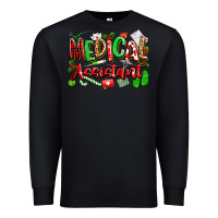 Black christmas medical assistant Premium Sweatshirt - texasbilliewilder