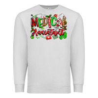 Dove Grey christmas medical assistant Premium Sweatshirt - texasbilliewilder
