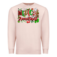 Pale Pink christmas medical assistant Premium Sweatshirt - texasbilliewilder