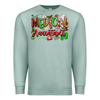 Seafoam christmas medical assistant Premium Sweatshirt - texasbilliewilder