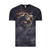 Cloud Black Spinosaurus Face Vintage Tee - LillyAllenDesigns