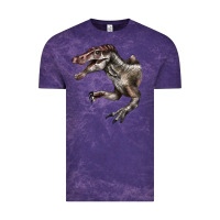 Cloud Purple Spinosaurus Face Vintage Tee - LillyAllenDesigns