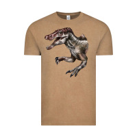 Vintage Coffee Spinosaurus Face Vintage Tee - LillyAllenDesigns