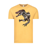 Vintage Mustard Spinosaurus Face Vintage Tee - LillyAllenDesigns