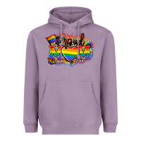 Lavender Proud Mom leopard Heavyweight Hoodie - NancyCooperArtShop