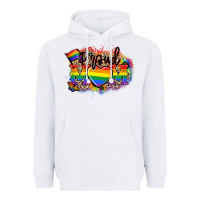 White Proud Mom leopard Heavyweight Hoodie - NancyCooperArtShop