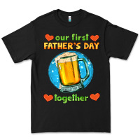 Black our first father's day together and beer Premium Tee - HRA Design Shop