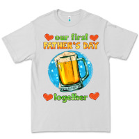Dove Grey our first father's day together and beer Premium Tee - HRA Design Shop