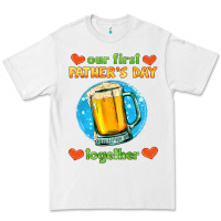 White our first father's day together and beer Premium Tee - HRA Design Shop