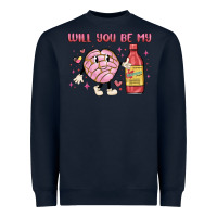 Navy will you be my Heavyweight Sweatshirt - MaliasSmallBusiness
