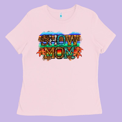 Show Mom Led Light Ladies Tee Designed By Jahusdesignshop