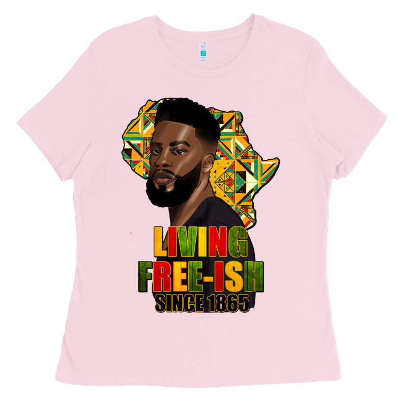 Juneteenth Living Freeish Since 1865 Ladies Tee by HRA Design Shop | Teevron