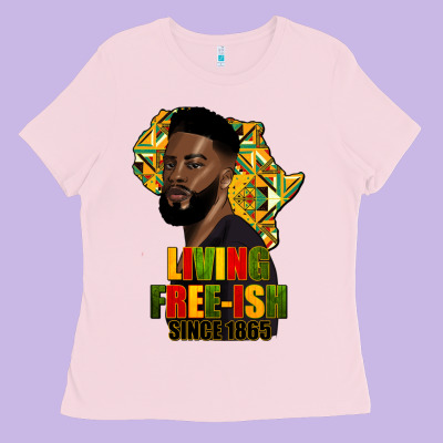 Juneteenth Living Freeish Since 1865 Ladies Tee Designed By Hra Design Shop
