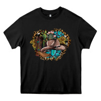 Black western design Heavy Core Tee - SublimationCraftShop
